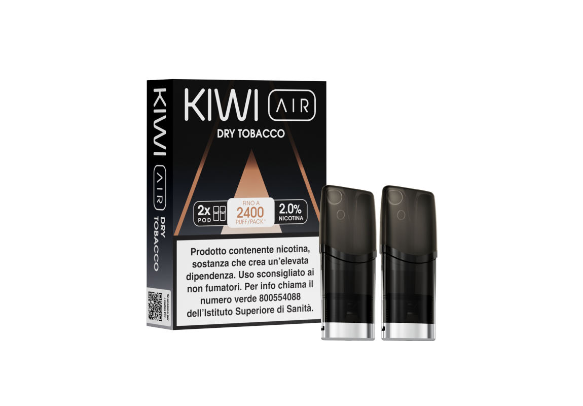 sigaretta elettronica kiwi pod DRY TOBACCO