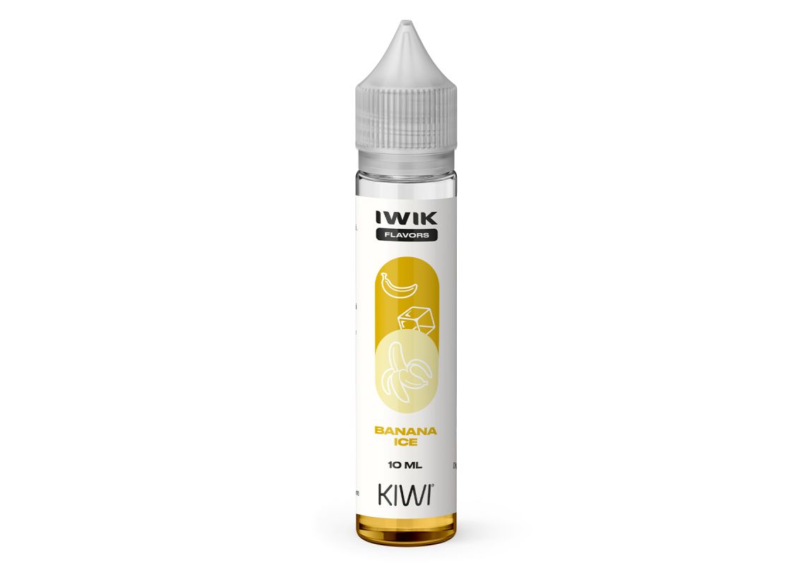 Iwik Banana Ice sigaretta elettronica usa e getta 600 puff - Kiwi Vapor