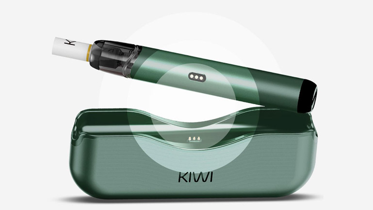 Cover in silicone per KIWI Vapor Power Bank Midnight Green